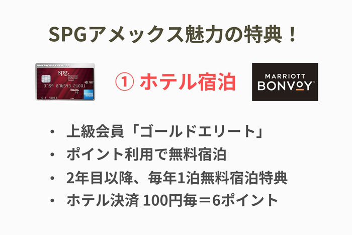 SPGアメックス ホテル宿泊特典